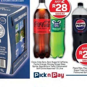 Fizzy drink at Pick n Pay Hyper