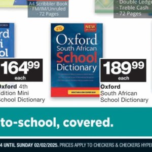 Dictionary at Checkers