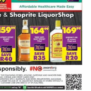 Gin at Shoprite