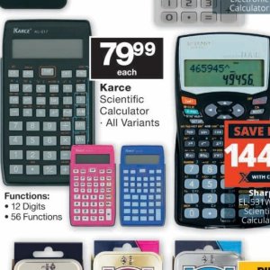 Calculator at Checkers