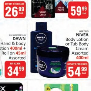 Body lotion nivea  at Kit Kat Cash&Carry