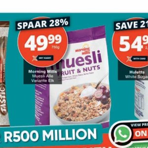 Muesli at Checkers