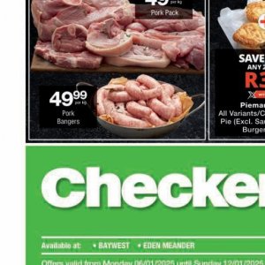 Pork at Checkers Hyper