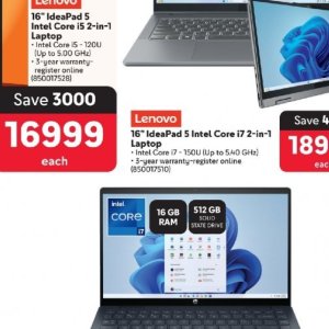 Laptop lenovo  at Makro