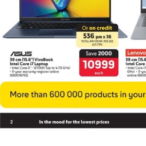 Laptop lenovo  at Makro