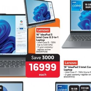 Laptop lenovo  at Makro