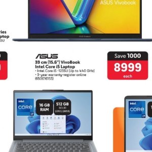 Laptop asus  at Makro