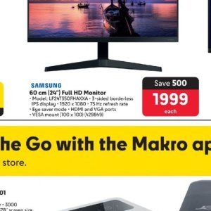 Monitor samsung  at Makro