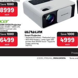 Projector at Makro