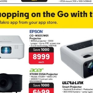 Projector at Makro