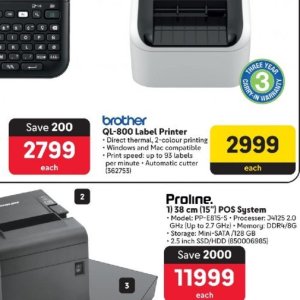 Printer at Makro