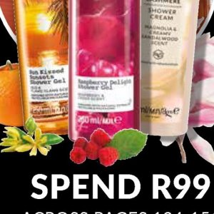 Shower gel at AVON