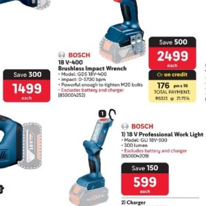 Battery charger at Makro