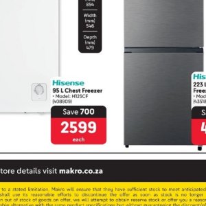 Freezer at Makro