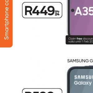 Smartphone samsung  at Cell C