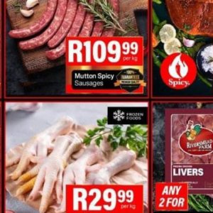 Sausages at Take n Pay