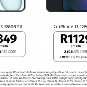 Iphone at Vodacom4U