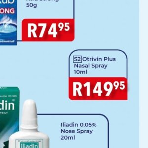 Nasal spray at Alpha Pharm