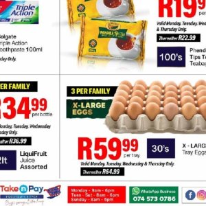 Eggs at Take n Pay