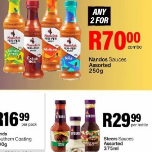 Sauces at Take n Pay