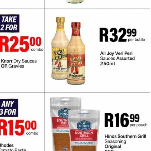 Sauces at Take n Pay