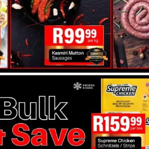 Sausages at Take n Pay