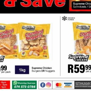 Burgers at Take n Pay