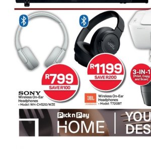 Headphones at Pick n Pay Hyper