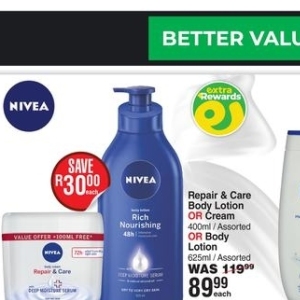 Body lotion nivea  at Dis-Chem Pharmacies