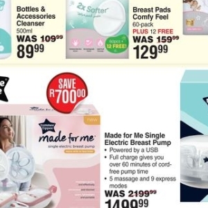 Breast pump at Dis-Chem Pharmacies