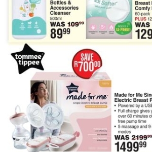 Breast pump at Dis-Chem Pharmacies