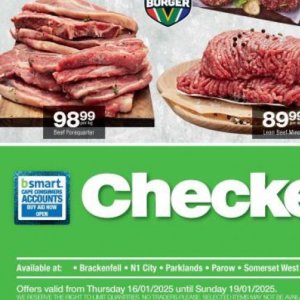 Beef at Checkers Hyper