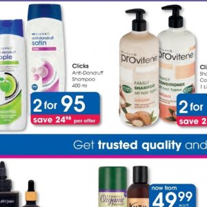 Shampoo at Clicks