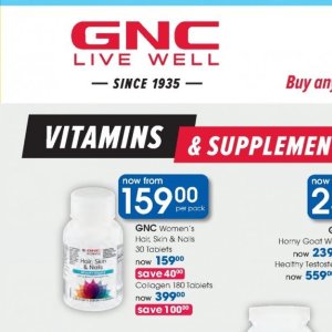 Vitamins at Clicks