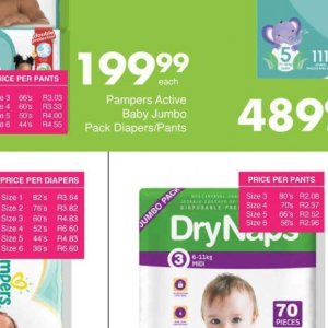 Diapers pampers  at Save Hyper