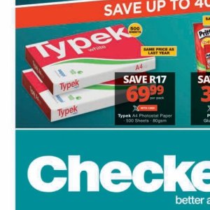 Typek at Checkers