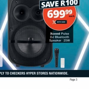 Speaker at Checkers Hyper