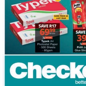 Typek at Checkers