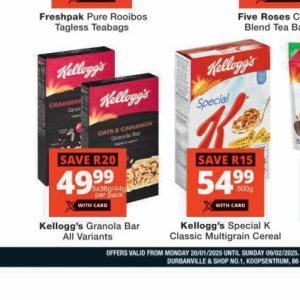 Kellogg's at Checkers