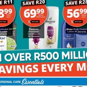 Shampoo nivea  at Checkers