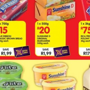 Margarine at Shoprite