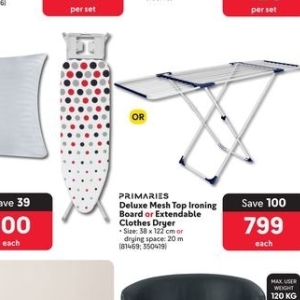 Ironing board at Makro