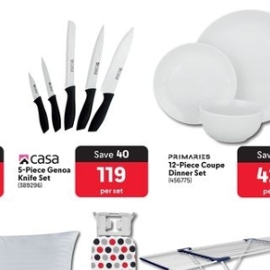 Dinner set at Makro