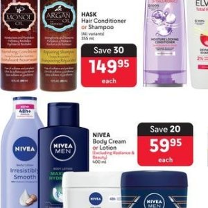 Body cream nivea  at Makro