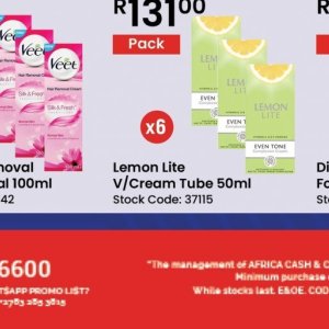 Cream at Africa Cash and Carry