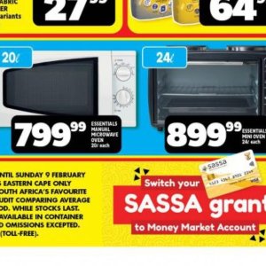 Microwave oven at Usave