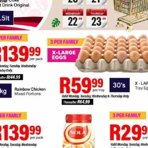 Eggs at Take n Pay