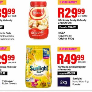 Mayonnaise at Take n Pay