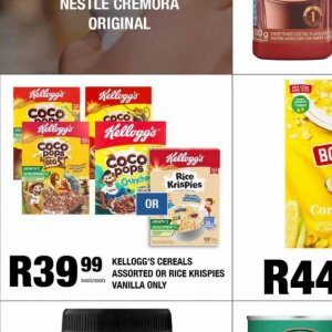 Kellogg's at Take n Pay