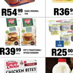 Spiced burgers at Take n Pay